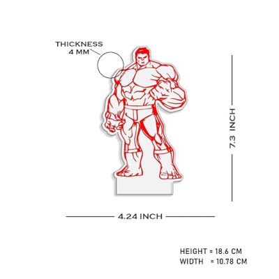 3D Illusion Hulk258 Avengers Night Lamp Automatic Color Changing Light  Gift for Avengers Lover & Marvel Fans